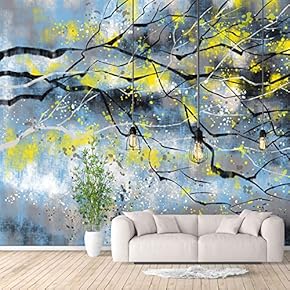 Wall Murals for Bedroom Abstract Great Tree Removable Wallpaper Peel and Stick Wall Stickers - 66x96 inches