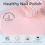 TOMICCA Nude Pink Nail Polish 15ml Quick Dry Long Lasting Chip Resistant view 2