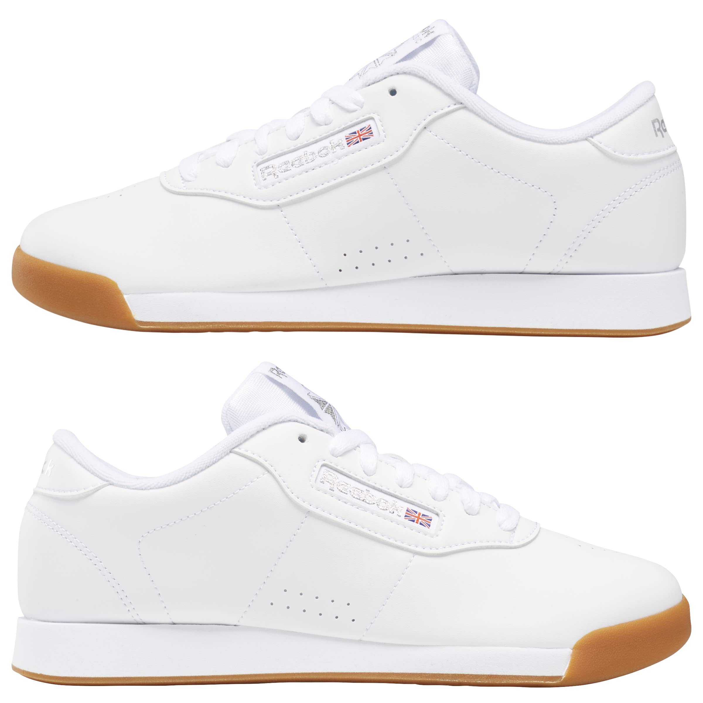 Reebok Women's Princess Sneakers, Comfortable Walking or Tennis Shoes