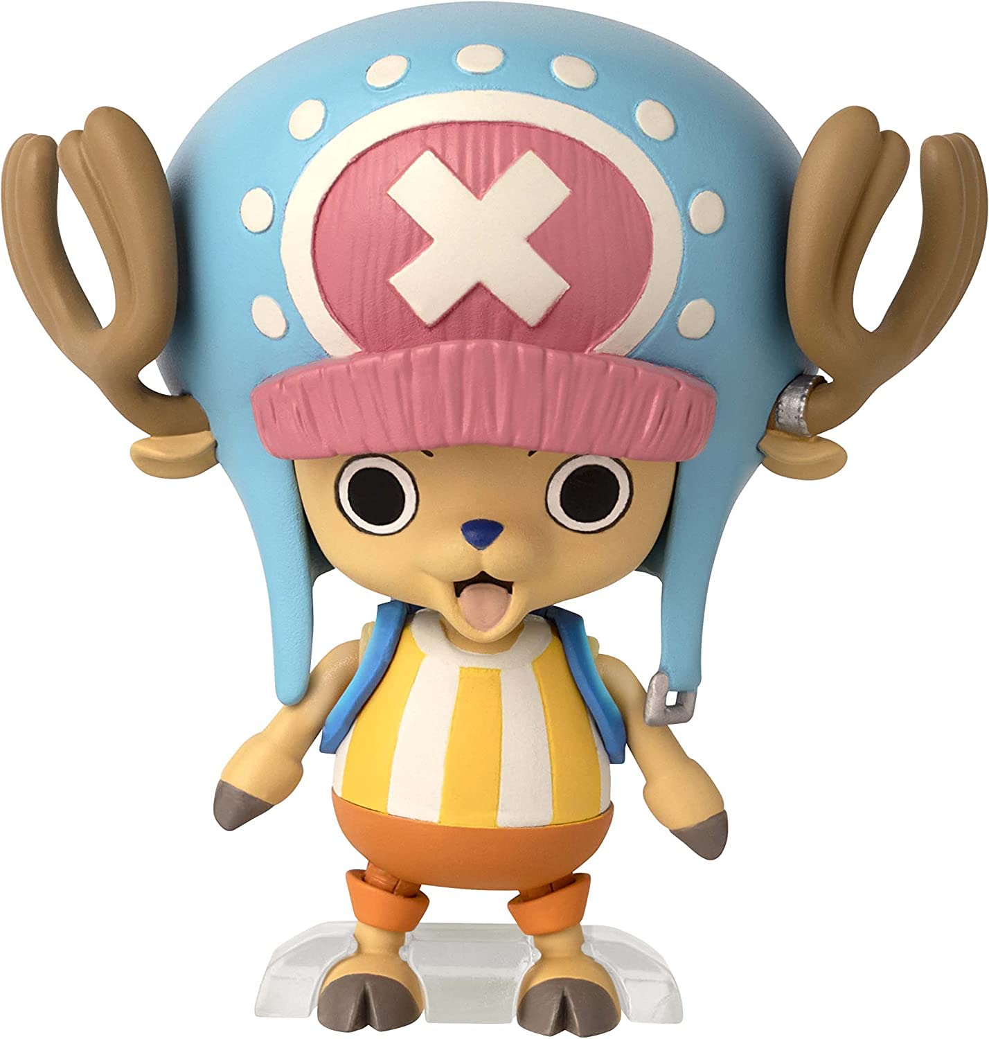 ANIME HEROES One Piece Figures Tony Tony Chopper Action Figure | 17cm Articulated Chopper Anime Figure With Swappable Arms Faces And Backpack | Bandai One Piece Action Figures Pirate Toys Range — image 1