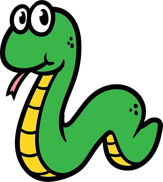Amazon Com Cute Happy Verde Bebe Serpiente Emoji De Dibujos Animados Calcomania De Vinilo Automotive