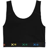 TomboyX Compression Bra Top for Women, Full Coverage Gender Inclusive Bras, Wireless Medium Support Top No Padding Sports Bra