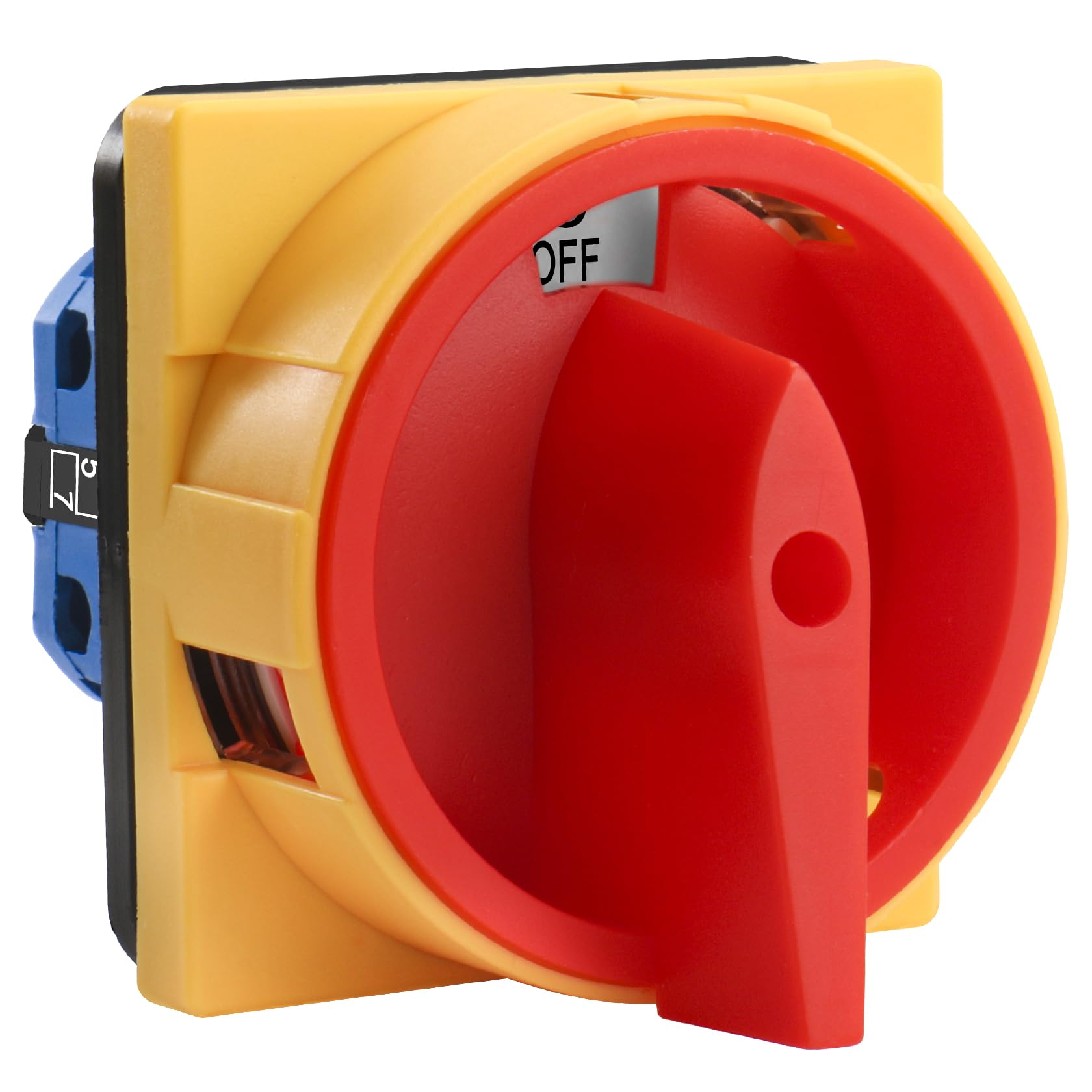 Heschen Universal Rotary Cam Selector Changeover Switch, SZW26-20/2GS, AC660V 20A, 2 Position 2 Phase 8 Terminals, Manual Transfer Power Switch for Motor & Generator Control