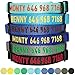 Blueberry Pet Essentials Personalized Dog Collars for Small Dogs | Adjustable & Personalized Dog Collar with Name Tag - Embroidered with Pet Name & Phone Number (Turquoise, Small)