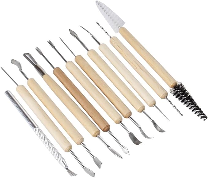 Amazon 11本セット かきべら セット フィギュア 制作 粘土クラフト プラモ成形 初心者から フィギュア ドール 通販