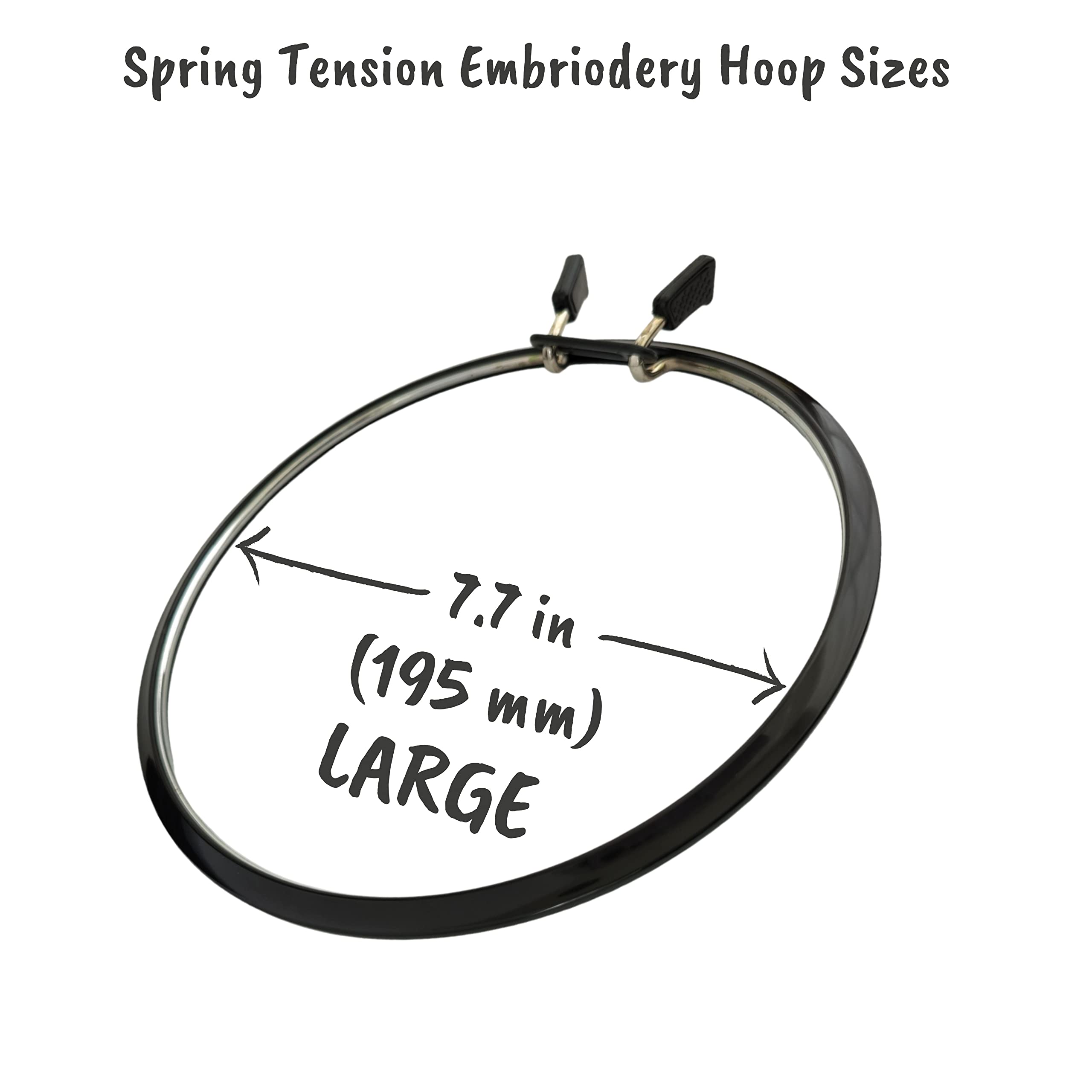 Mua Premium Quality, Black Large Metal Spring Tension Embroidery Hoop