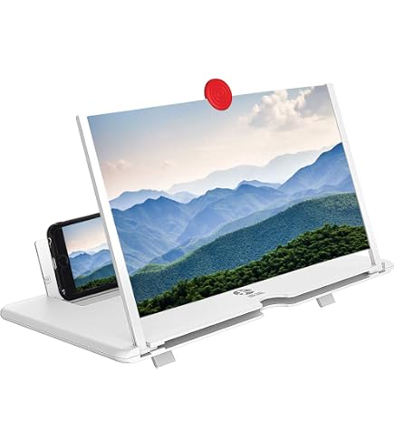 Lupa Plegable Para Móvil - Amplía La Pantalla A 8 Pulgadas, Anti Luz Azul, Para Ver Vídeos Y Jugar