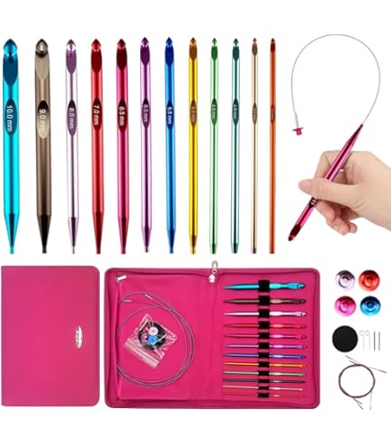 Amazon.com: Clover Interchangeable Tunisian Crochet Hook 