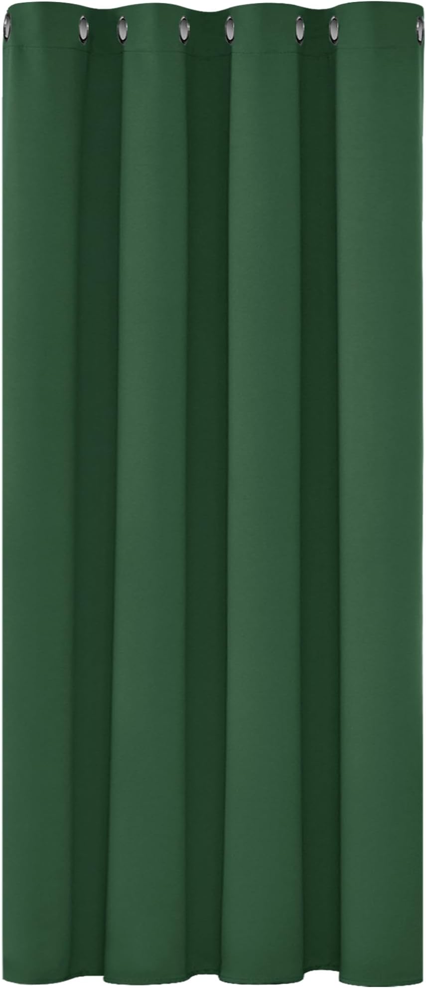 Deconovo Solid Blackout Curtain Eyelet 52x54 Dark Forest 1 Panel