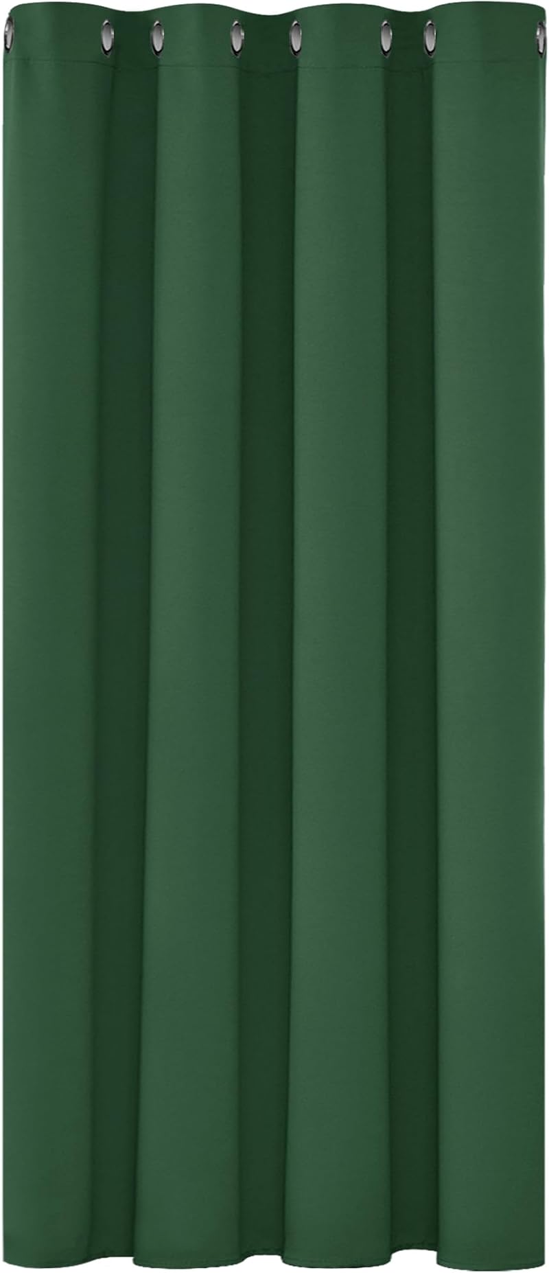 Deconovo Solid Blackout Curtain Eyelet 52x54 Dark Forest 1 Panel