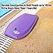Goplus 41 inch Super Bodyboard Body Board EPS Core, IXPE Deck, HDPE Slick Bottom with Leash, Light Weight Perfect Surfing for Kids and Adults (Purple)
