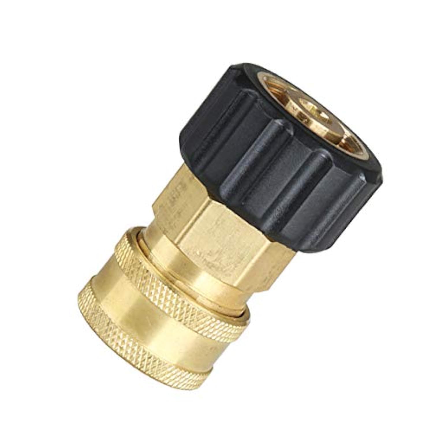 SUPERTOOL M22 Male to 1/4" Pressure Washer Adapte Pressure Quick Plug Brass Internal Thread Hose Pipe Connecting Parts -14mm Inner Dia