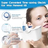 Temodu Earwax Removal Kit Electric Ear Cleaner with 500ml Bottle 9 Tips view 5