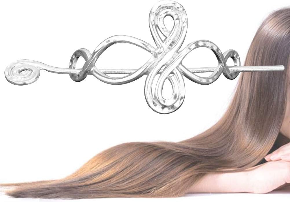 Lurrose Creative Hair Clips for Women Knot Hair Pin Metal Bobby Pin Sliding Accessories for Wedding Guest and Everyday Use - Image 3
