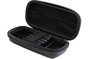Hard Shell Dart Case, Black EVA Hard Case Compatible with 3 Darts and Accessories, Impact & Water Resistant Dart Holder, for 