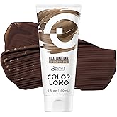 COLORLOMO Semi Permanent Hair Color - 6 oz Color Depositing Conditioner with Shea Butter & Almond Oil- Color Conditioner Depositing Hair Mask - Vegan, Paraben, Ammonia & Sulfate Free -Mocha