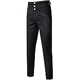 VATPAVE Mens Gothic Pants Cosplay Costume Trousers Steampunk Victorian Pants