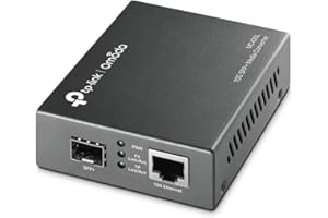 TP-Link Omada10G Multi-Gigabit SFP Media Converter, 1× 1G/2.5G/5G/10Gbps Auto-Negotiation RJ45 Port, Auto-Negotiation of Half