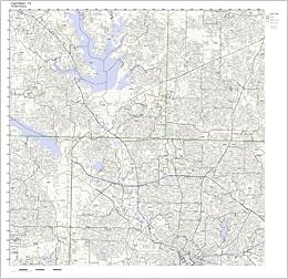 Map Of Carrollton Tx Carrollton, Tx Zip Code Map Not Laminated: Amazon.com: Office Products