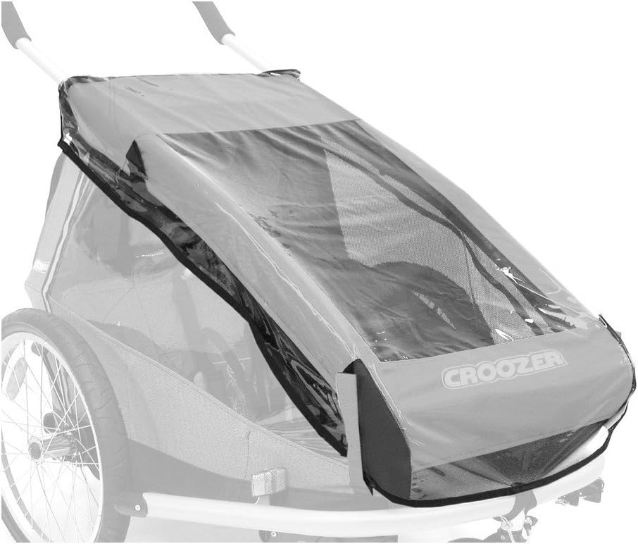 Croozer 3092025310 Unisex Youth Rain Cover One Size Grey