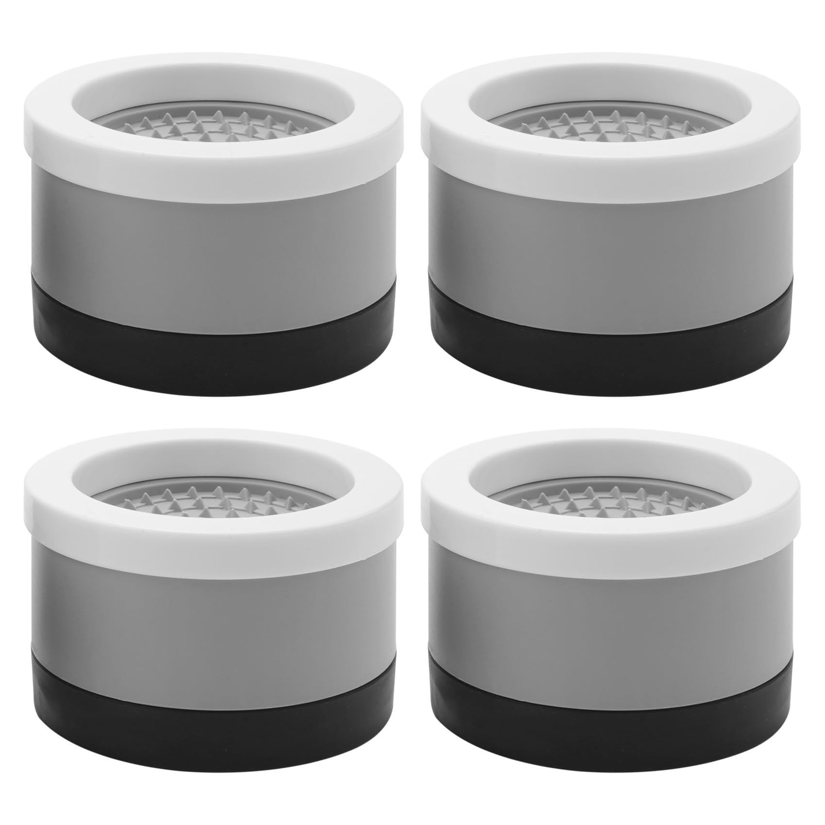 Tuabyem 4 Sets Heavy Duty Furniture Bed Risers Round Bed Lifts Risers Part Adjustable Height for Table Chairs Couch Cabinet Legs Sofa