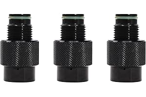 TKOWTB 3X Tank Regulator Valve ON/Off ASA Adaptor G1/2-14 Thread Saver,CO2/Compressed Air Pin Valve Depressor Adapter