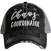 KATYDID Chaos Coordinator Womens Hat - Two Toned Vintage Hat - Stylish 5 Panel Hat for Women - Trendy Vintage Baseball Cap