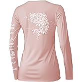 Palmyth Womens UPF 50+ Fishing Shirts Sun Protection Long Sleeve T-Shirt
