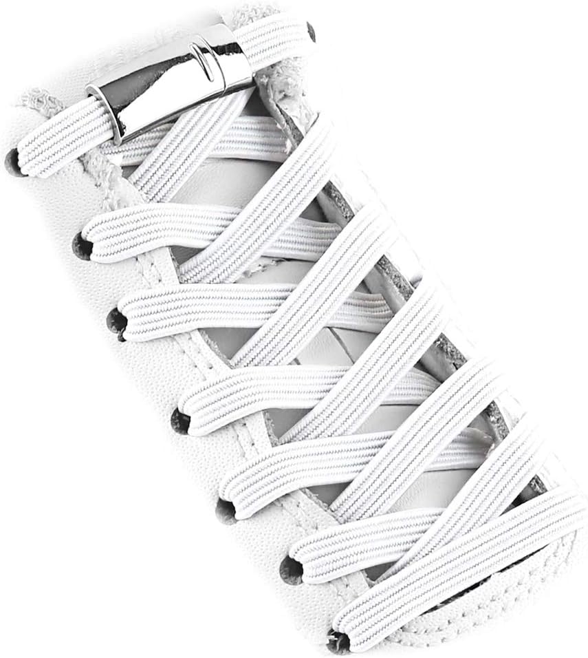 Elastic Shoe Laces - Quick to Install No tie Shoelaces for Kids and Adults(2 pairs)