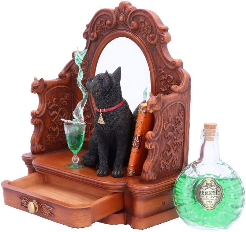Nemesis Now B4955R0 Lisa Parker Absinthe Cat and Green Fairy Figurine, 21.5cm - Image 3
