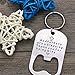 Melix Home Godfather Gifts Godfathers are a blessing .Thank You or Being Mine Bottle Opener Keychain (White)