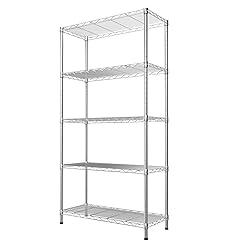 SINGAYE 5-Shelf Adjustable, Heavy Duty Storage