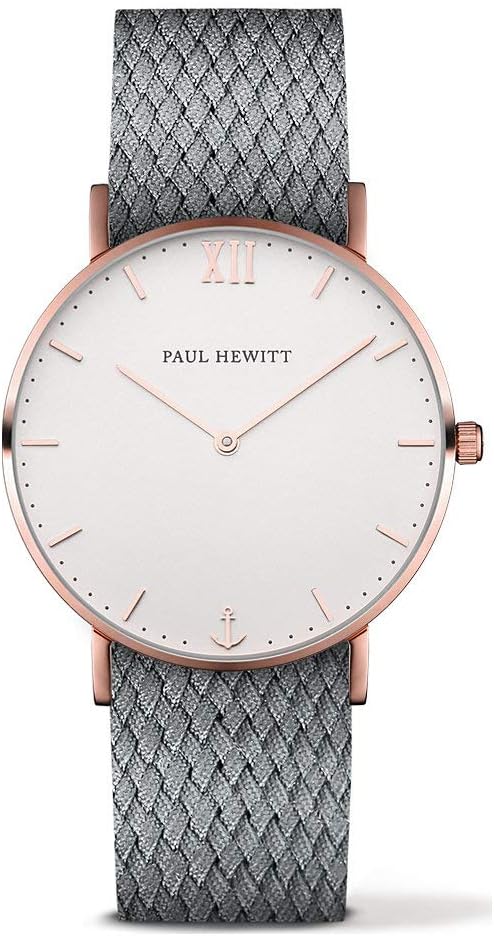 PAUL HEWITTUnisex Sailor Grey Fabric Strap PH-SA-R-ST-W-18M