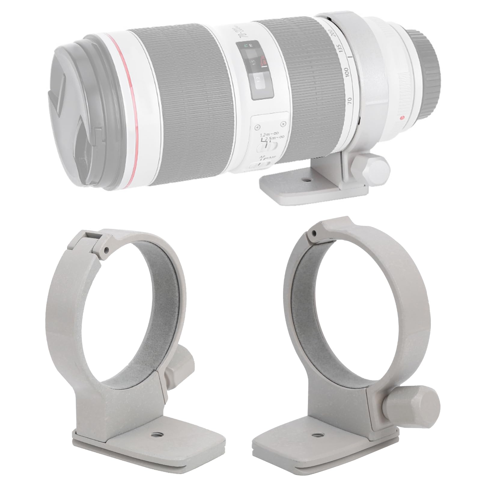 PUSOKEI Lens Tripod Mount Ring Collar for EF 70‑200mm F4 Lens Camera Lens & EF 200mm F2.8 & EF 70-200mm F4L IS & EF 300mm F4L & EF 400mm F5.6L & EF 80-200mm F2.8L, etc