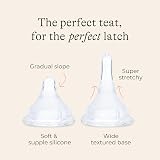 Lansinoh Glass Baby Bottle 160ml with NaturalWave Slow Flow Teat Anti Colic view 3