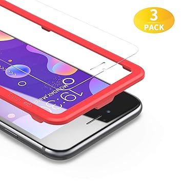 BANNIO [3 Stück] für Panzerglas für iPhone 7 / iPhone 8,HD Ultra-klar Panzerglasfolie Schutzfolie für iPhone 7 / iPhone 8 [In