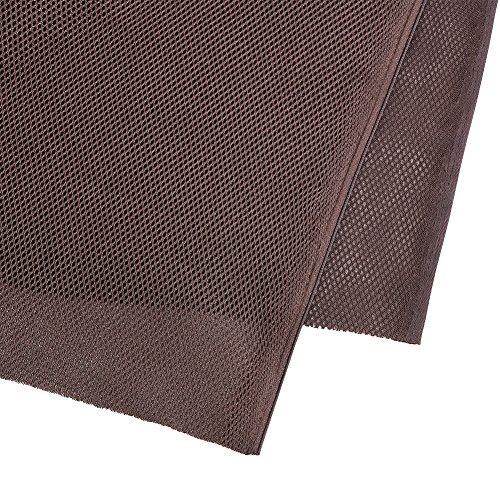 Richer-R Speaker Grill Cloth, 1.4m x 0.5m Fabric Dustproof Protective Cloth Cover Stereo Audio Speaker Mesh Grill Cloth Black/Brown/Gray(Brown) - Thumbnail 3