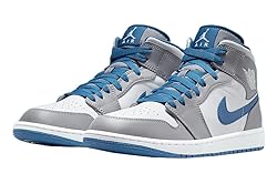 Nike mens Air Jordan 1 Mid Shoes, Cement