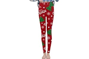 GENERIC Christmas Leggings for Women High Waisted Sherpa Thick Snowman Pants Soft Warm Clouds Fleece Lined Leggings for Women