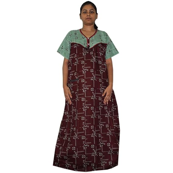 Cotton Maternity Feeding Nighty