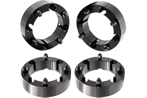 Wheel Accessories Parts 4 Pcs ATV UTV Wheel Spacers 4 on 156mm 4x156mm 2.00 Inch Thick 130mm Hub 3/8" Thread Stud Fits Polaris