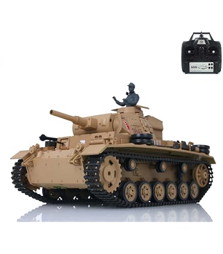 Amazon.com: wheelfun 2.4G Heng Long RC Tank 1/16 Scale 7.0 Plastic