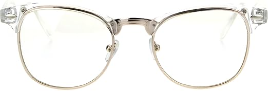 clear frame glasses designer