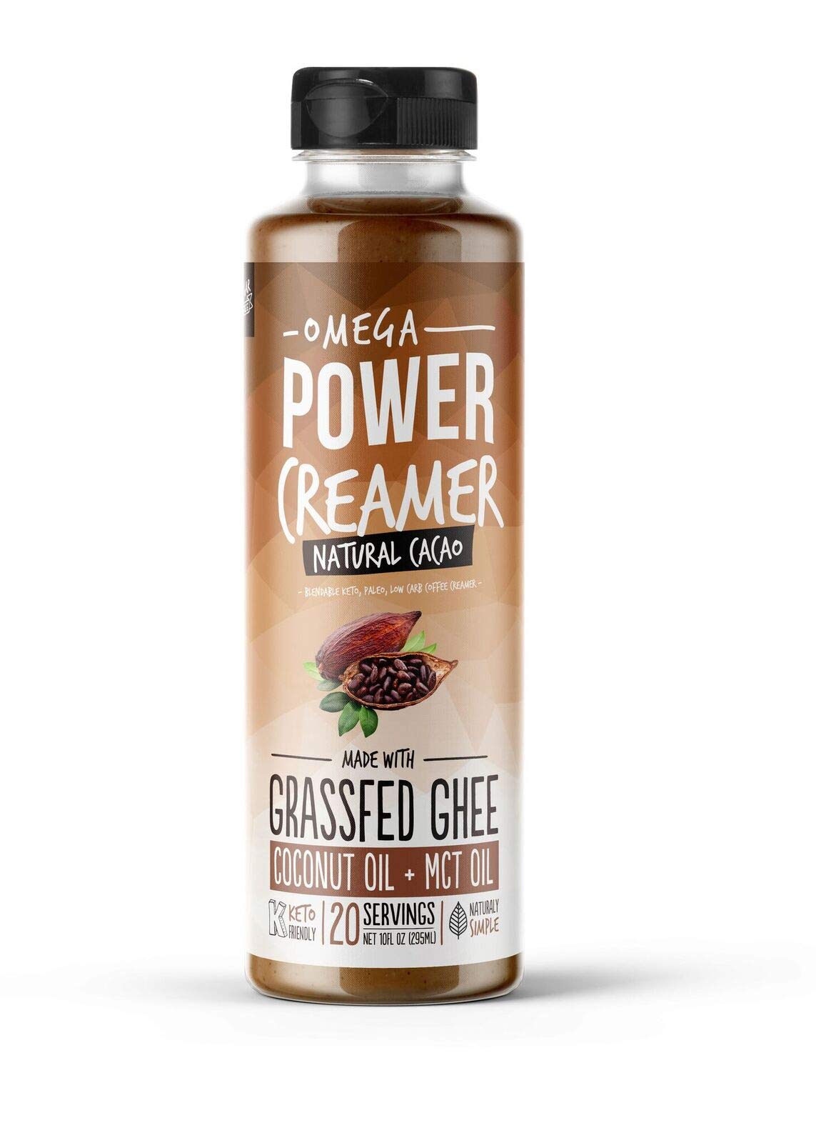 Omega PowerCreamer ORIGINAL Grassfed Ghee, Organic Coconut Oil