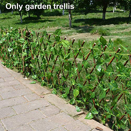 Tongdejing Garten-Rankgitter, Holz Gartenzaun Pflanzenzaun Kletterwand Zaun Rankgitter für Kletterpflanzen Gitter… – Bild 7