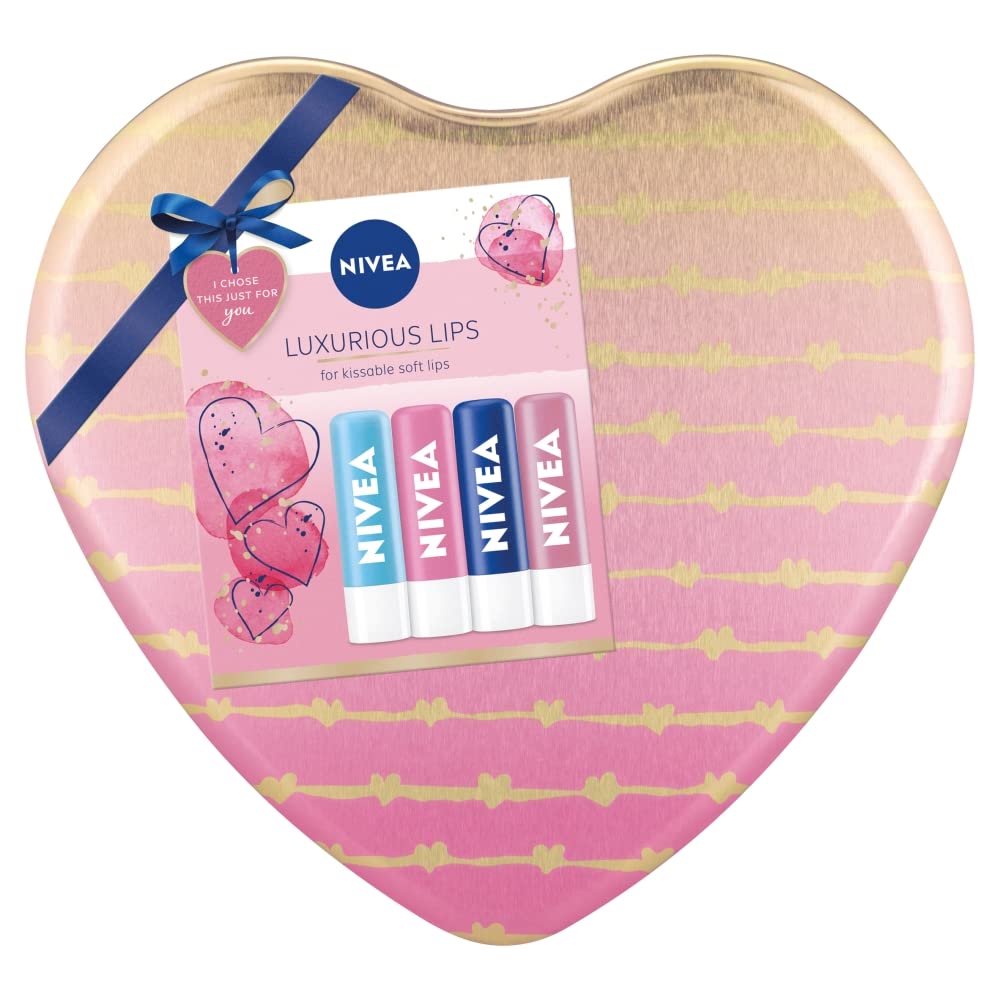 NIVEA LUXURIOUS LIPS GIFT SET 4's (PACK OF 1)