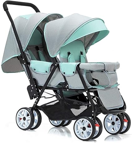 poussette double confortable