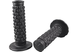 ADJUADN 7/8" Dirt Bike Grip Rubber Anti-Slip Universal Motorcycle Grips Handlebar Racing Grip for Motocross Mini Bike Surron Light Bee x Grips KLX110 YZ450F XR50 CRF80 Motocross Grips