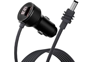 EAZUSE for Starlink Mini Power Cable 10FT 12V-24V Cigarrete Lighter Adapter to DC Power Cable with USB, Type-C Port and Voltmeter, DC Power Cable for Starlink Mini Waterproof Cigarette Lighter Charger
