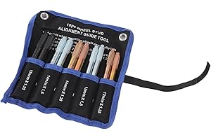 10 Pcs Wheel Alignment Pins, Metal Wheel Alignment Tool Wheel Stud Pilot Pin Replacement for Changing Tires on Cars with Lug 